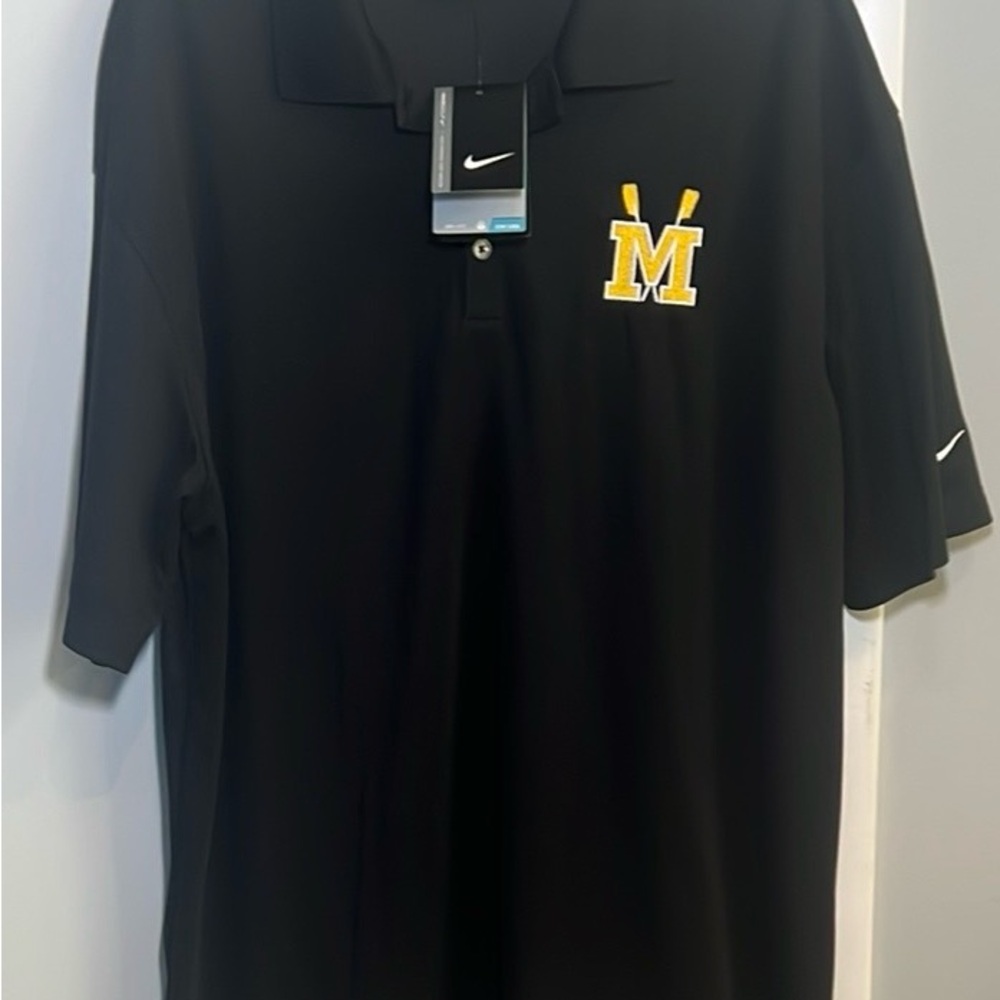 Nike‎ Golf Black Polo Shirt Dri Fit - XL - Picture 2 of 7